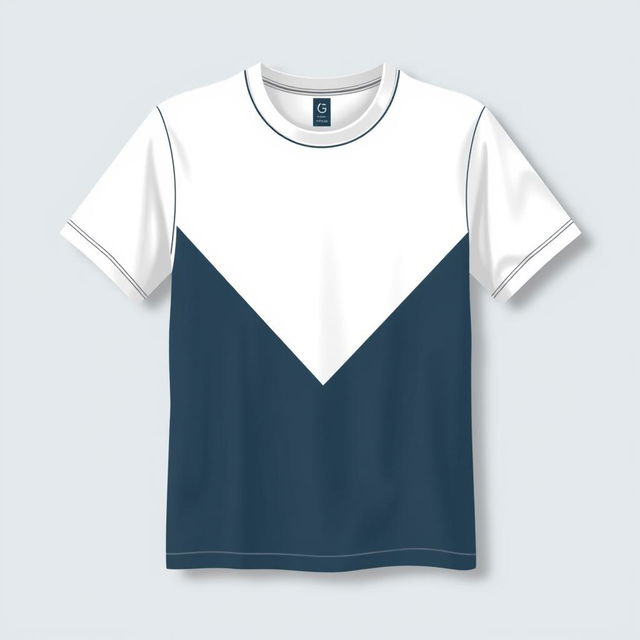 A stylish t-shirt design featuring a modern and clean aesthetic