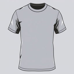 A stylish t-shirt design featuring a modern and clean aesthetic