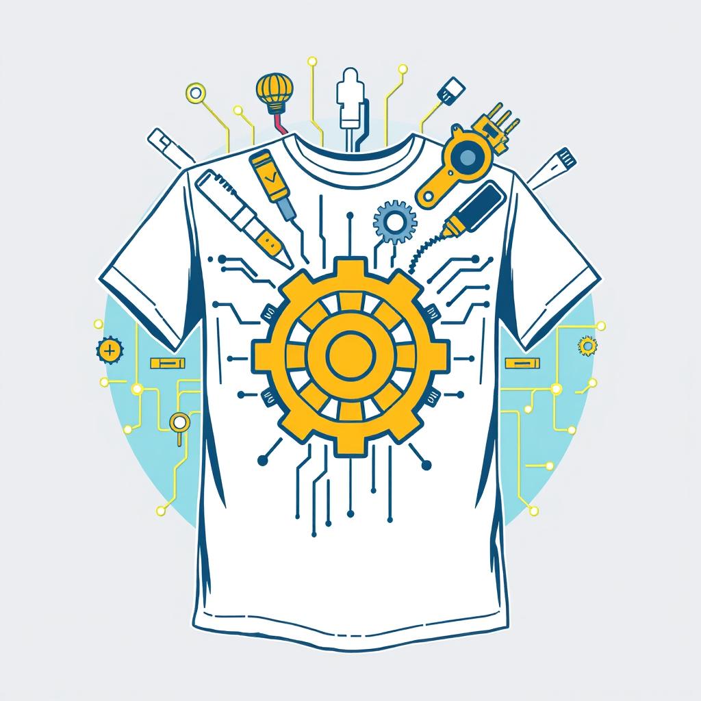 A t-shirt design for capacity building in computer engineering