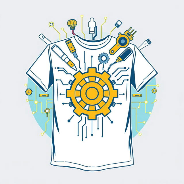 A t-shirt design for capacity building in computer engineering