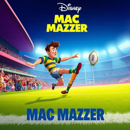 An animated Disney movie poster meme titled 'Mac Mazzer'