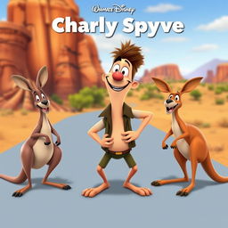 An animated Disney movie poster meme titled 'Charly Spyve'