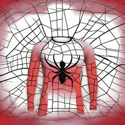 A volleyball jersey with a 'Red Spider' theme