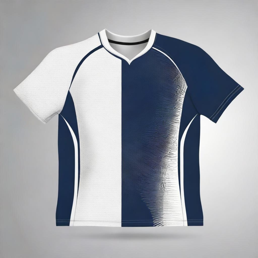 An elegant volleyball jersey design