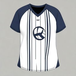 An elegant volleyball jersey design