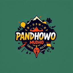 Create a t-shirt design for the youth organization 'Pandhowo Mudho' of Dusun Oro-oro Watu