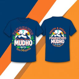 Create a t-shirt design for the youth organization 'Pandhowo Mudho' of Dusun Oro-oro Watu