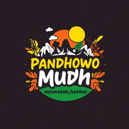 Create a t-shirt design for the youth organization 'Pandhowo Mudho' of Dusun Oro-oro Watu