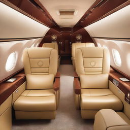 A luxurious private jet with the name 'THANUJ' engraved in large scale clearly on the side of the jet