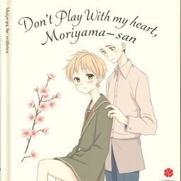 The cover of *Don't Play With My Heart, Moriyama-san* features a delicate, anime-inspired illustration