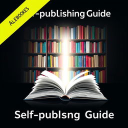 A visually appealing and informative ebook cover for a 'Self-publishing Guide'