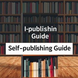 A visually appealing and informative ebook cover for a 'Self-publishing Guide'