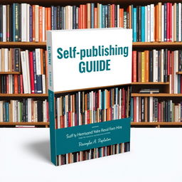 A visually appealing and informative ebook cover for a 'Self-publishing Guide'