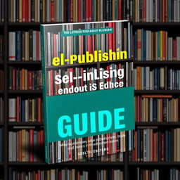 A visually appealing and informative ebook cover for a 'Self-publishing Guide'