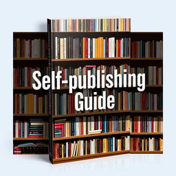 A visually appealing and informative ebook cover for a 'Self-publishing Guide'