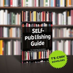 A visually appealing and informative ebook cover for a 'Self-publishing Guide'