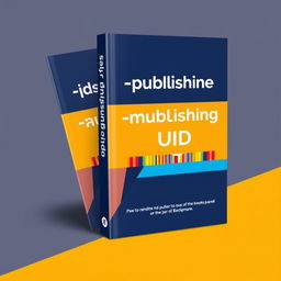 A sleek and trendy ebook cover showcasing 'Self-publishing Guide'