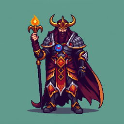 A character from the game Elden Ring, depicted in the style of 90s video games