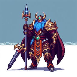 A character from the game Elden Ring, depicted in the style of 90s video games