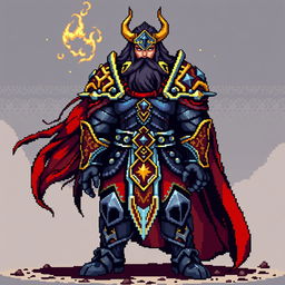 A character from the game Elden Ring, depicted in the style of 90s video games