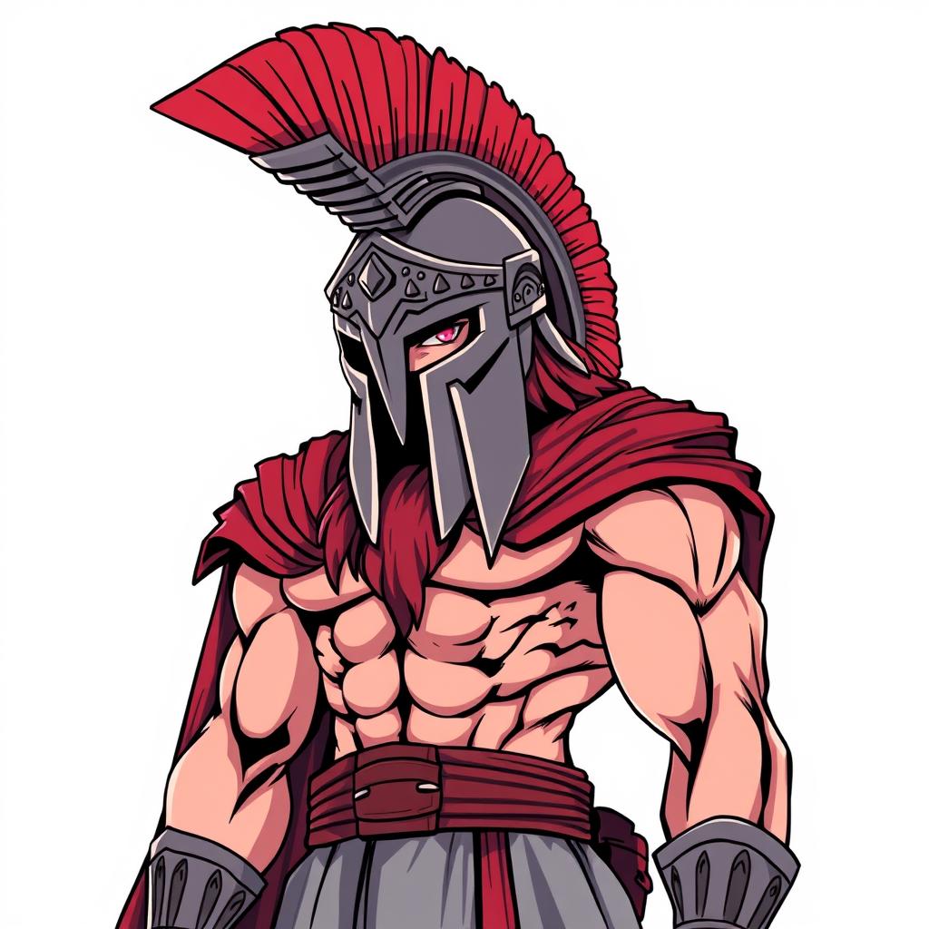 Ares, the god of war, depicted wearing an intricately designed helmet