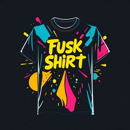 Create a vibrant and eye-catching t-shirt graphic design that is visually appealing and suitable for all ages