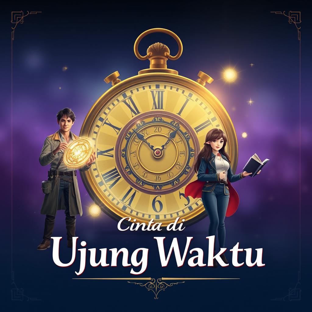 Create a picture design for 'Cinta di Ujung Waktu