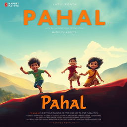 Create a film poster for a movie titled 'Pahal'