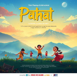 Create a film poster for a movie titled 'Pahal'