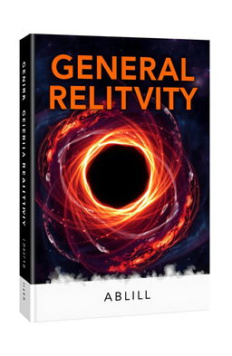 Design a captivating book cover for 'General Relativity' with the subtitle 'Idyllic'