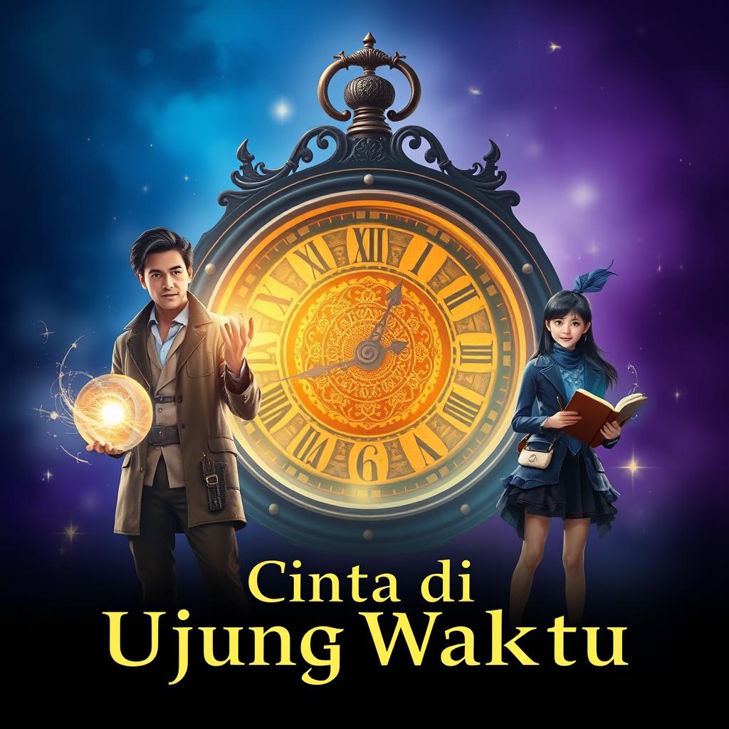 Create a picture design for 'Cinta di Ujung Waktu