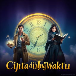 Create a picture design for 'Cinta di Ujung Waktu