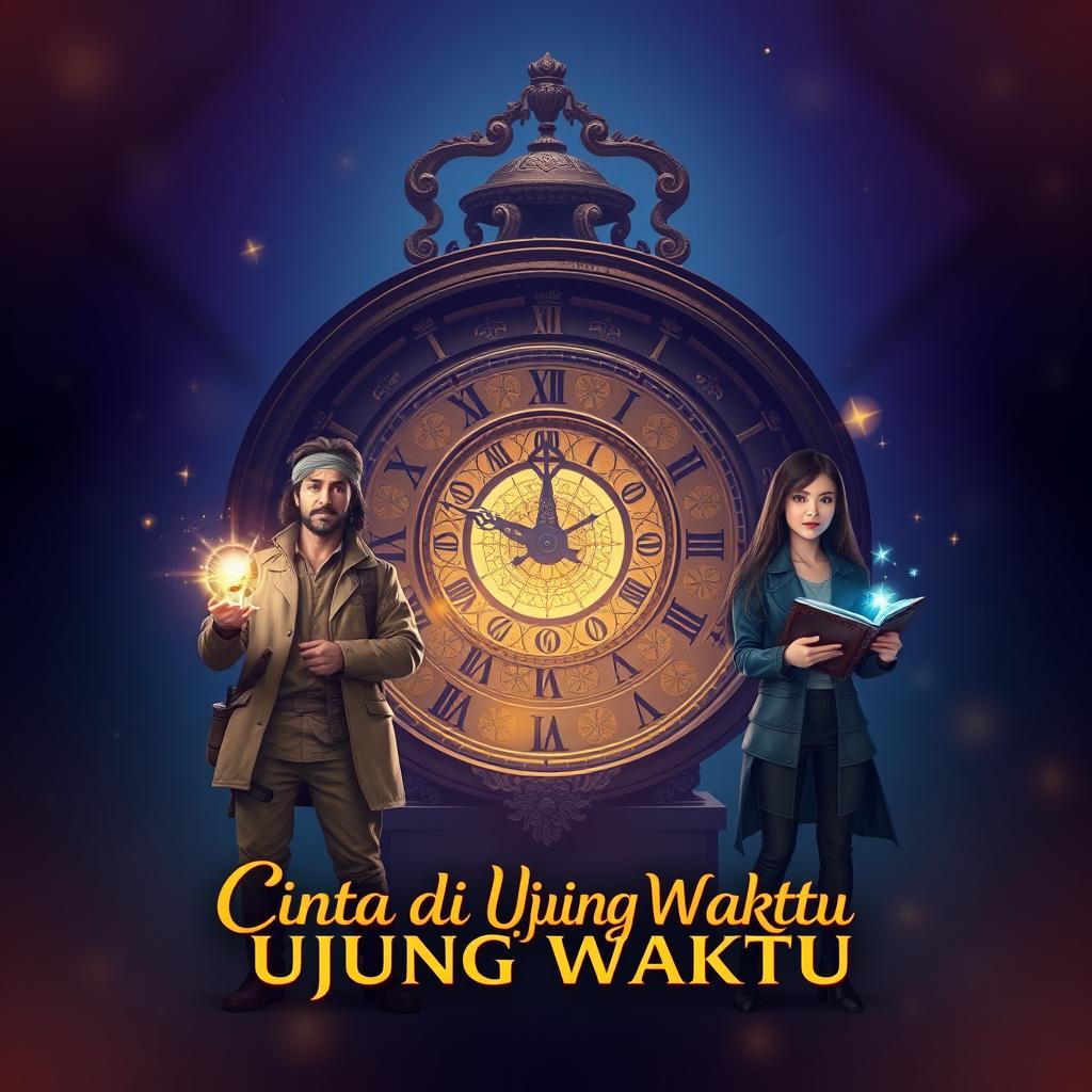 Create a picture design for 'Cinta di Ujung Waktu