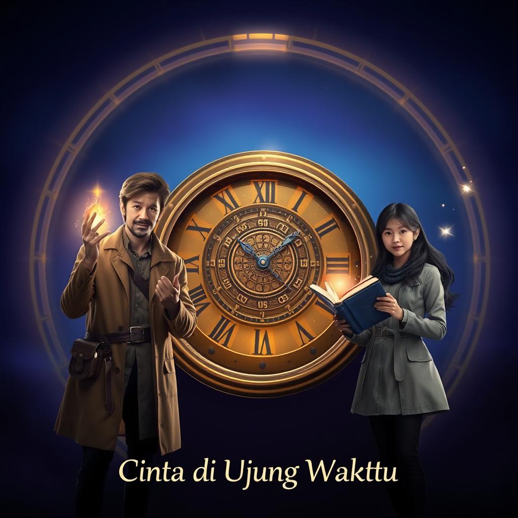 Create a picture design for 'Cinta di Ujung Waktu