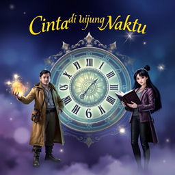 Create a picture design for 'Cinta di Ujung Waktu