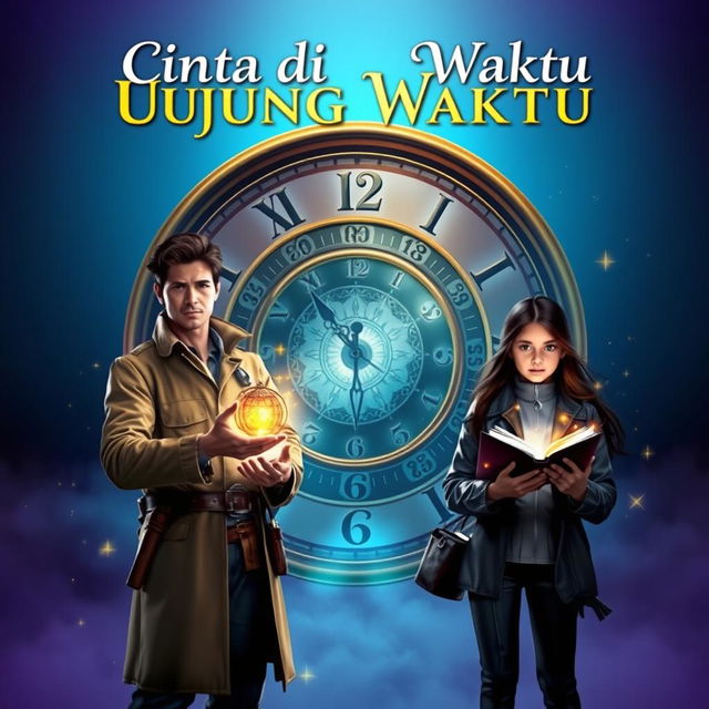 Create a picture design for 'Cinta di Ujung Waktu