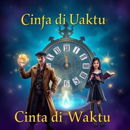 Create a design picture for the novel 'Cinta di Ujung Waktu