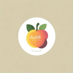 A vibrant and elegant logo for the website 'Edible Bouquets'. Incorporate elements of fresh fruits, exquisite flowers, and food aesthetics into the design.