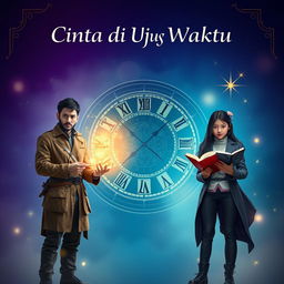 Create a design picture for the novel 'Cinta di Ujung Waktu