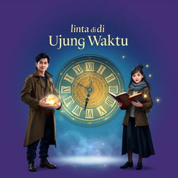 Create a design picture for the novel 'Cinta di Ujung Waktu