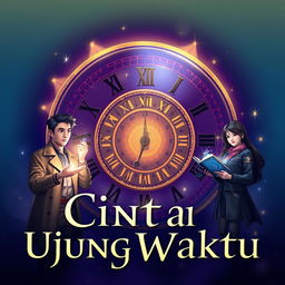 Create a design picture for the novel 'Cinta di Ujung Waktu