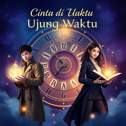 Create a design picture for the novel 'Cinta di Ujung Waktu