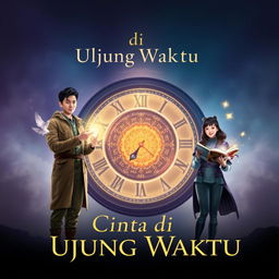 Create a design picture for the novel 'Cinta di Ujung Waktu