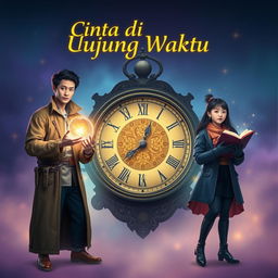 Create a design picture for the novel 'Cinta di Ujung Waktu