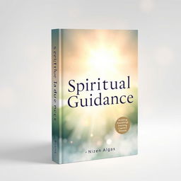 Create a book cover titled 'Spiritual Guidance' that looks very spiritual