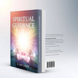 Create a book cover titled 'Spiritual Guidance' that looks very spiritual