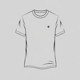 A simple yet stylish t-shirt design for a fashion-forward clothing store