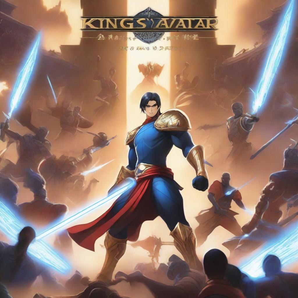 A book cover titled 'The King's Avatar: The Rebirth of the Battle God'