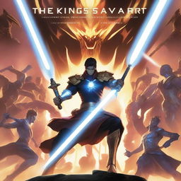 A book cover titled 'The King's Avatar: The Rebirth of the Battle God'