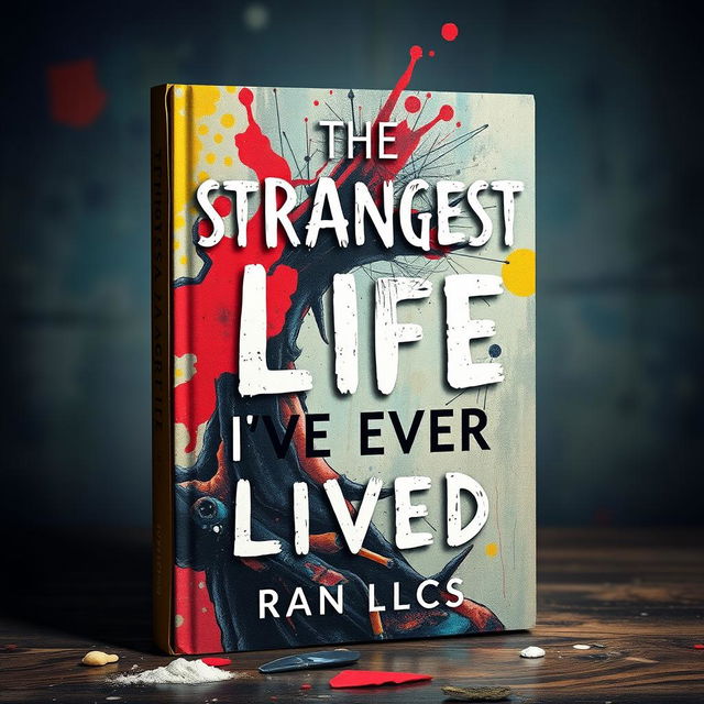 Create a book cover for an autobiography titled 'The Strangest Life I've Ever Lived'